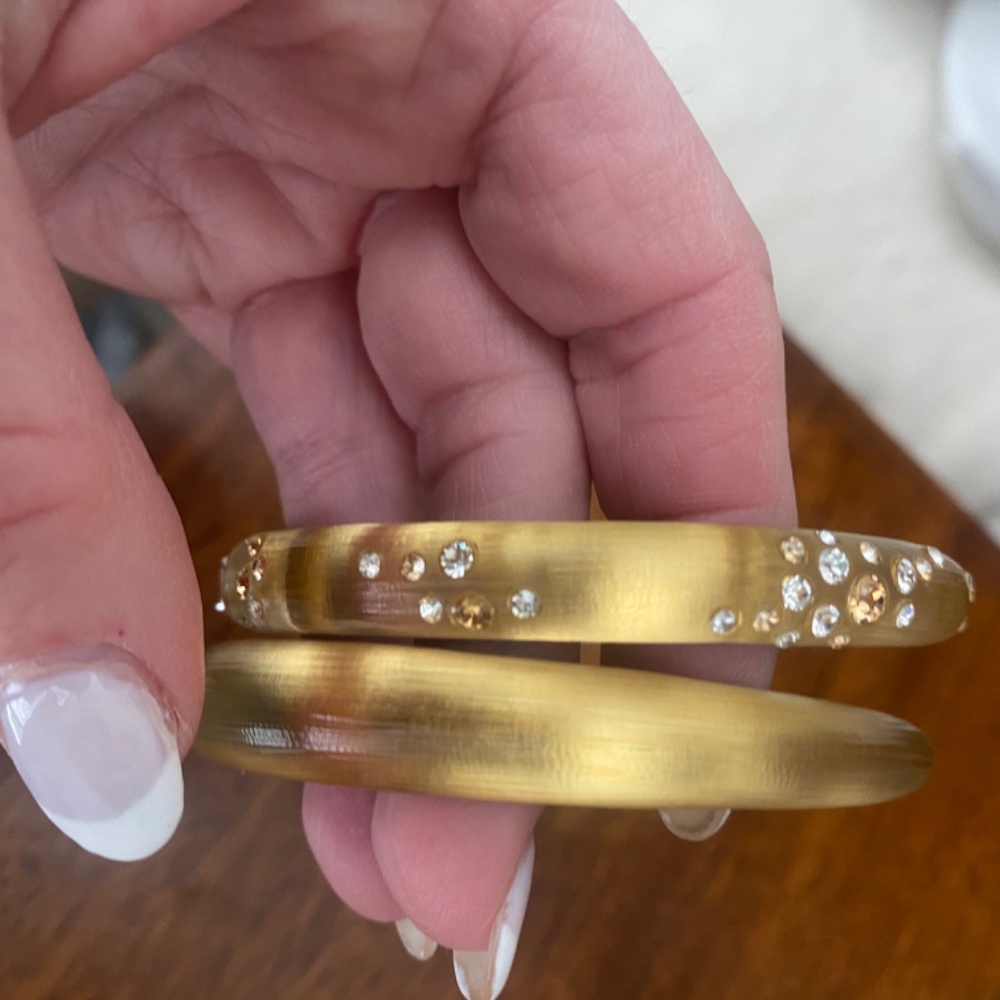 Alexis Bittar gold bracelets - Picture 2 of 5